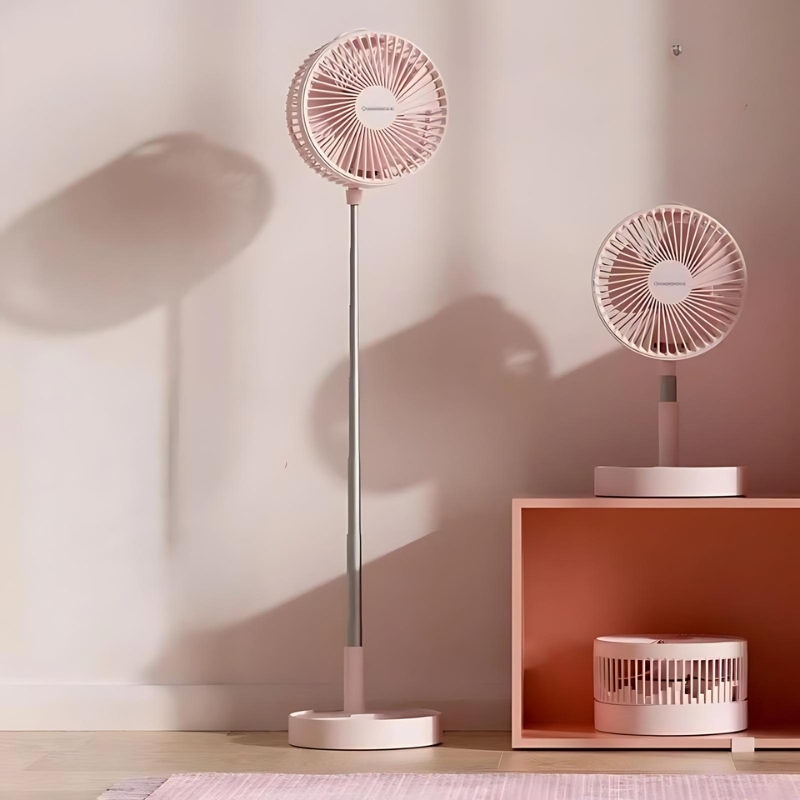Ventilateur Télescopique Pliable Sans Fil
