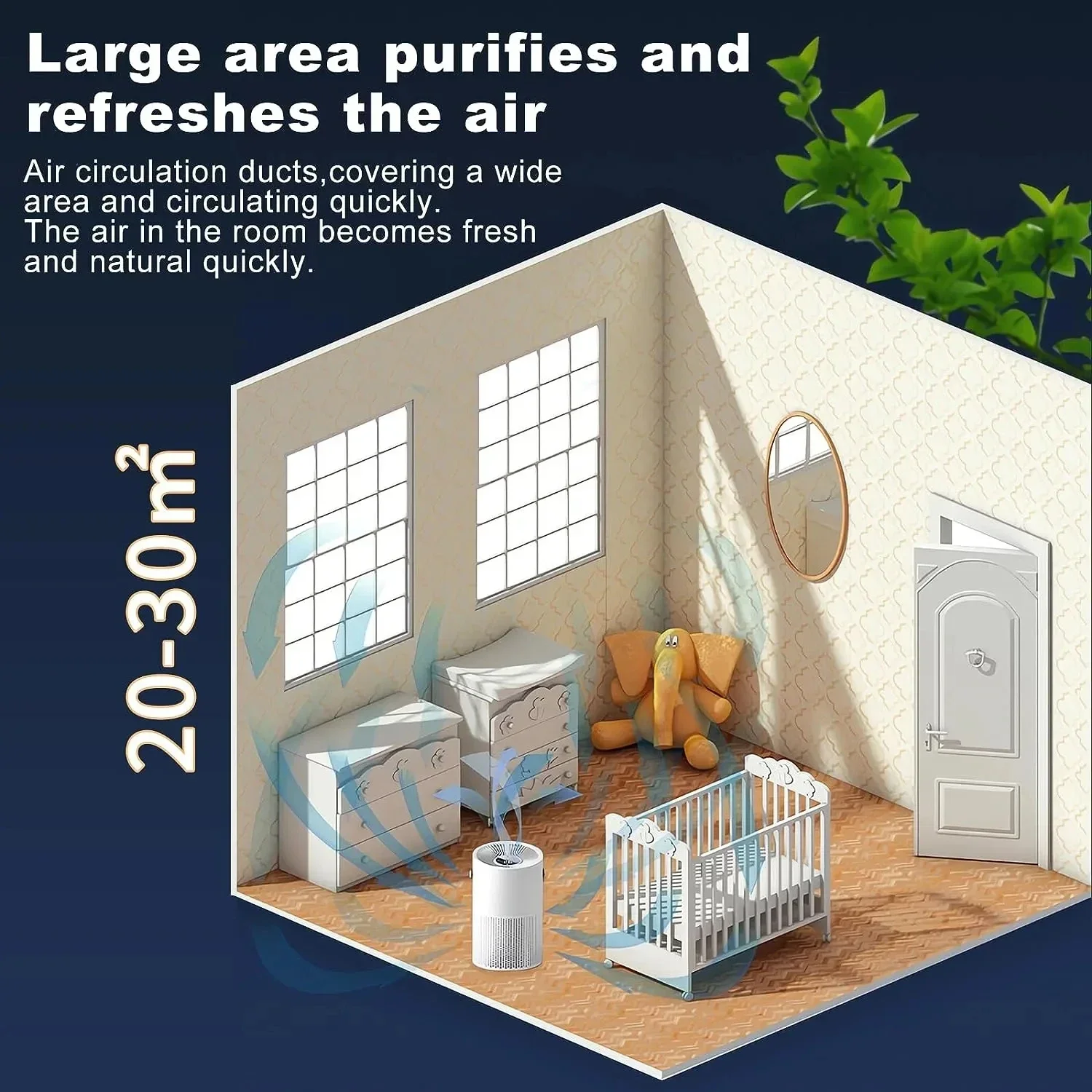 Purificateur d'Air HUIQIMEI 6