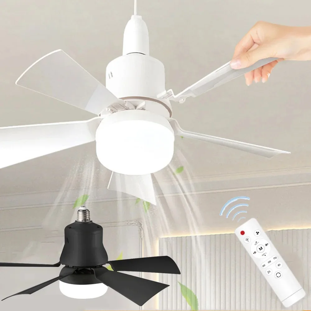 Ventilateur de Plafond LED Intelligent avec Gradation à Distance 1