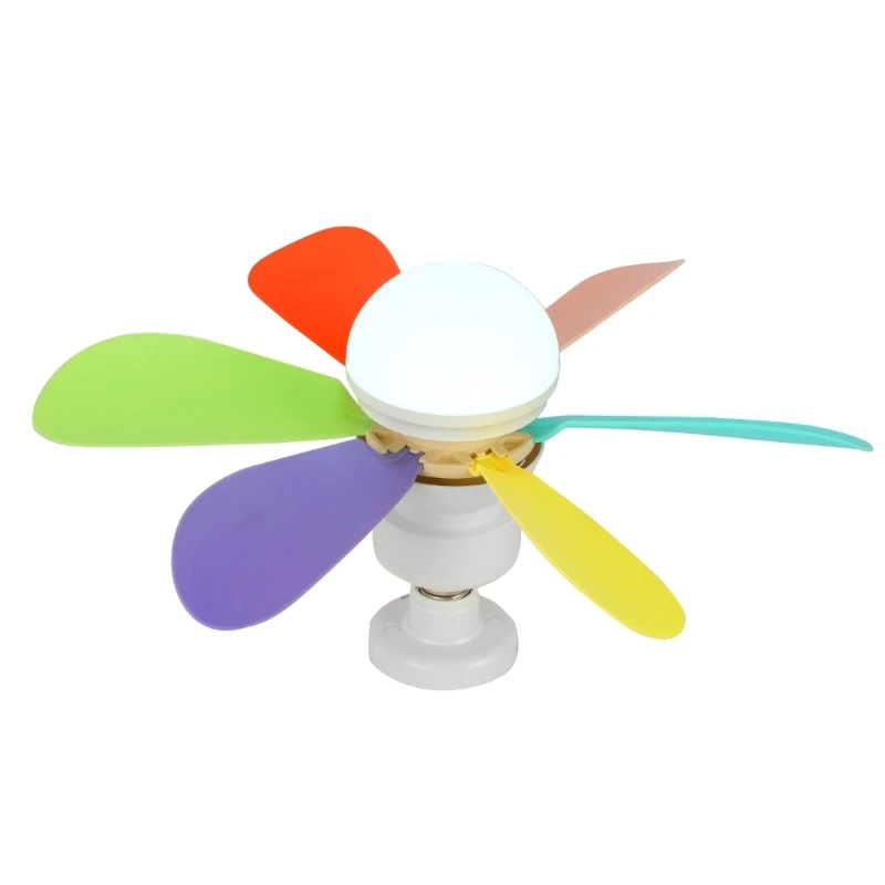 Ventilateur de Plafond LED E27 4
